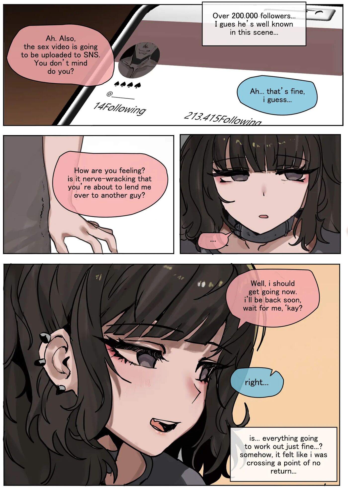 The Eyes Of The Unreadable Girl Is Dyed In Black 1