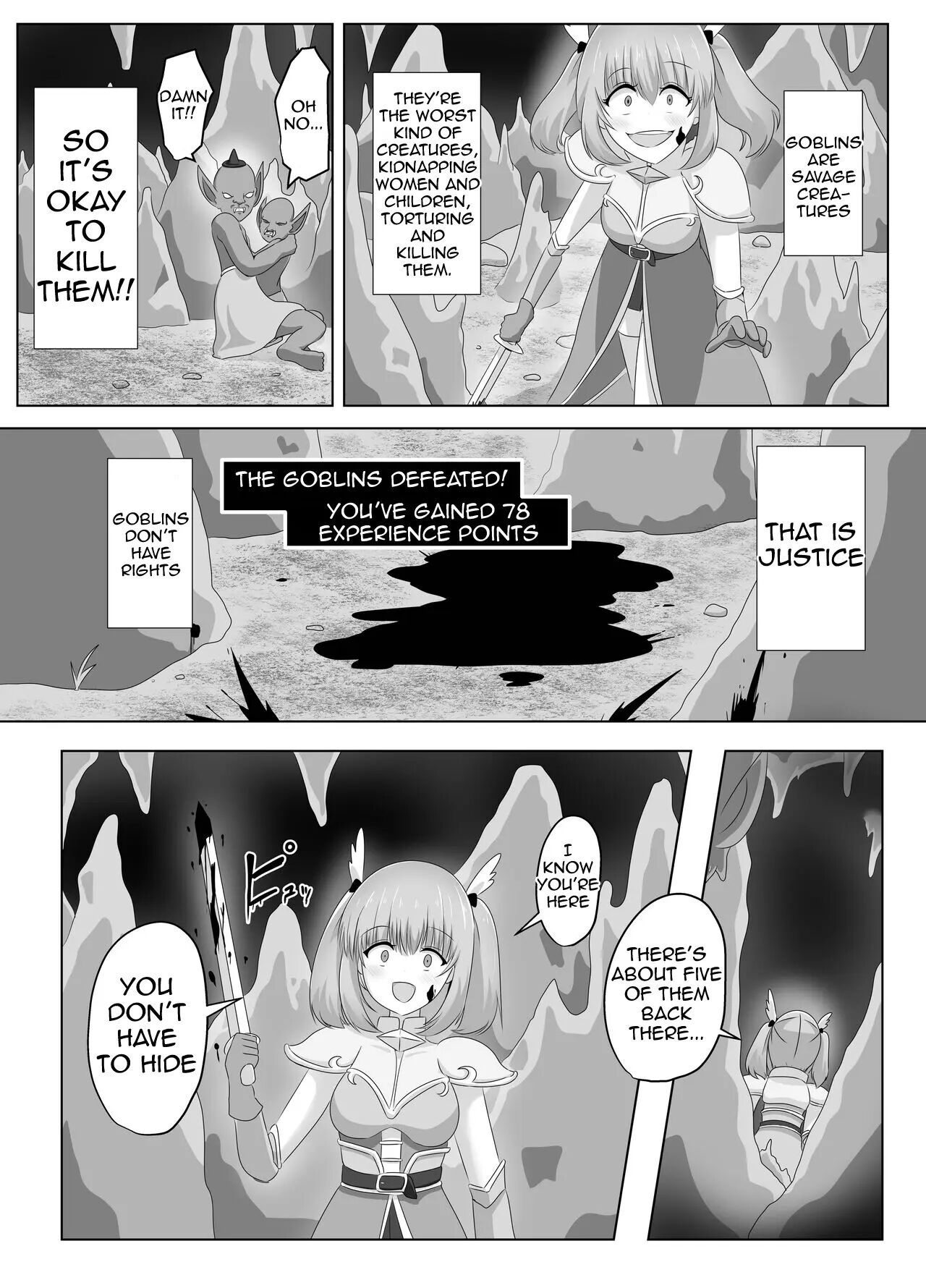 The Female Knight Who Lost Everything To Goblins 1