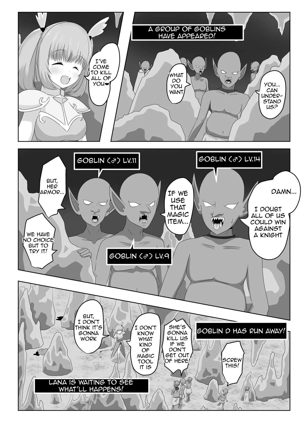 The Female Knight Who Lost Everything To Goblins 1
