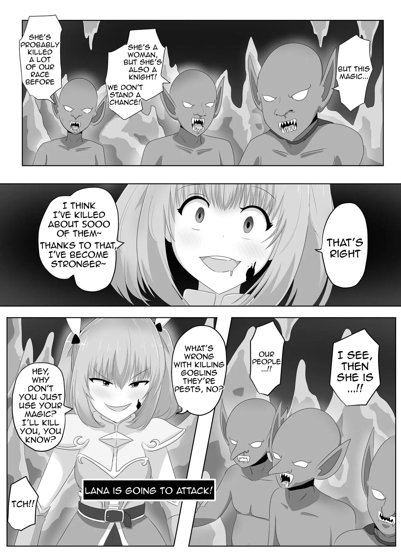 The Female Knight Who Lost Everything To Goblins 1
