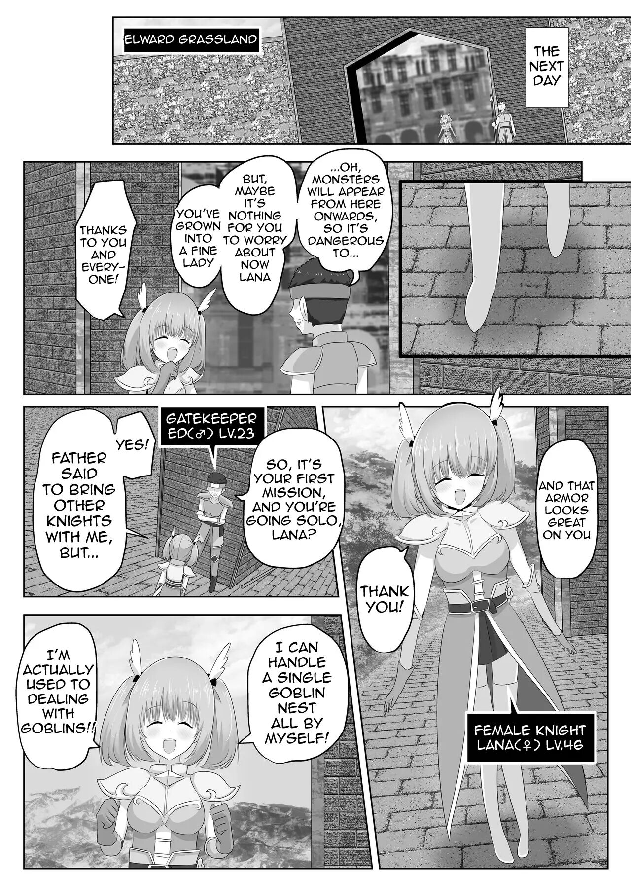 The Female Knight Who Lost Everything To Goblins 1