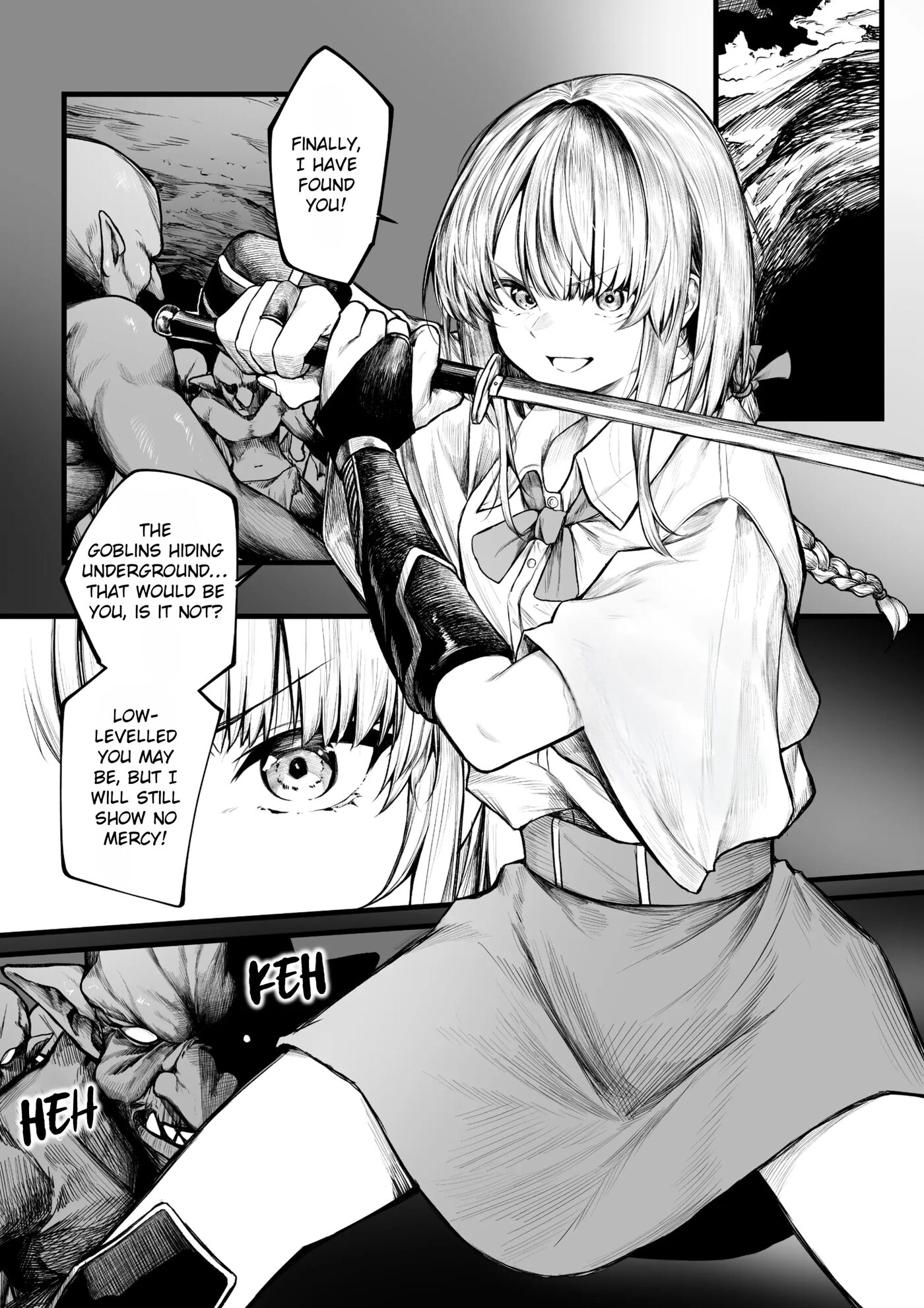 The Gloomy Adventurer Won't Lose To Goblins 1