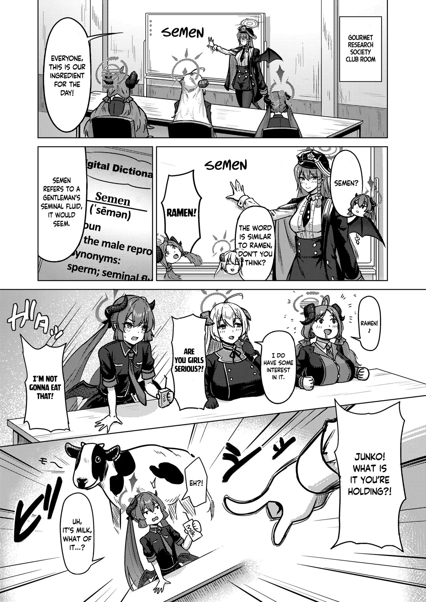 The Gourmet Research Society's Research On Semen 1