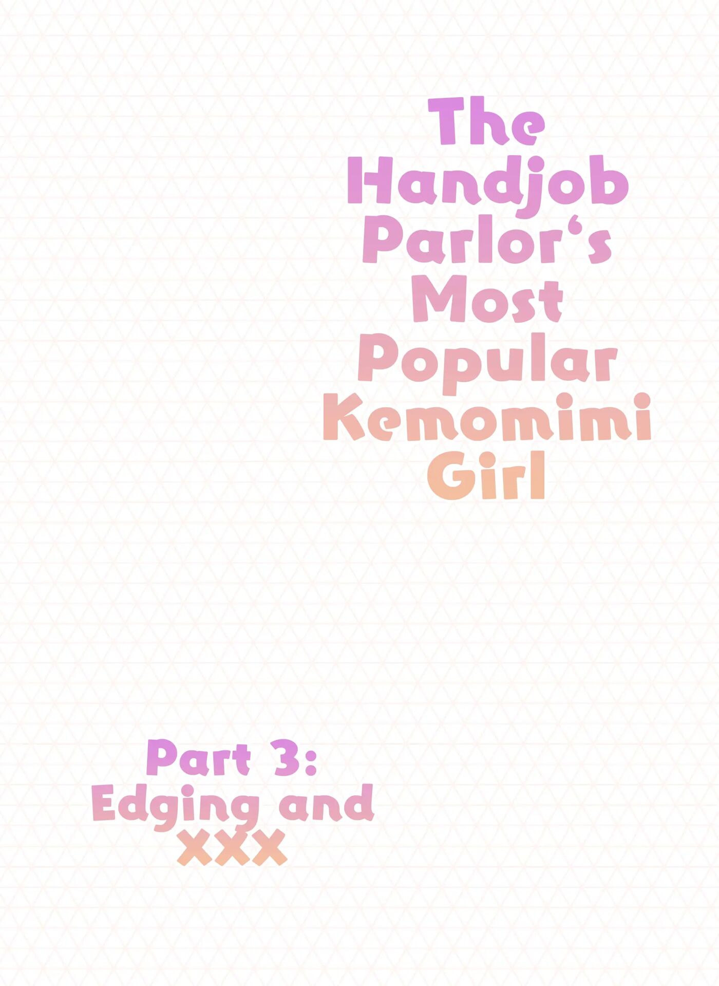 The Handjob Parlor's Most Popular Kemomimi Girl 1