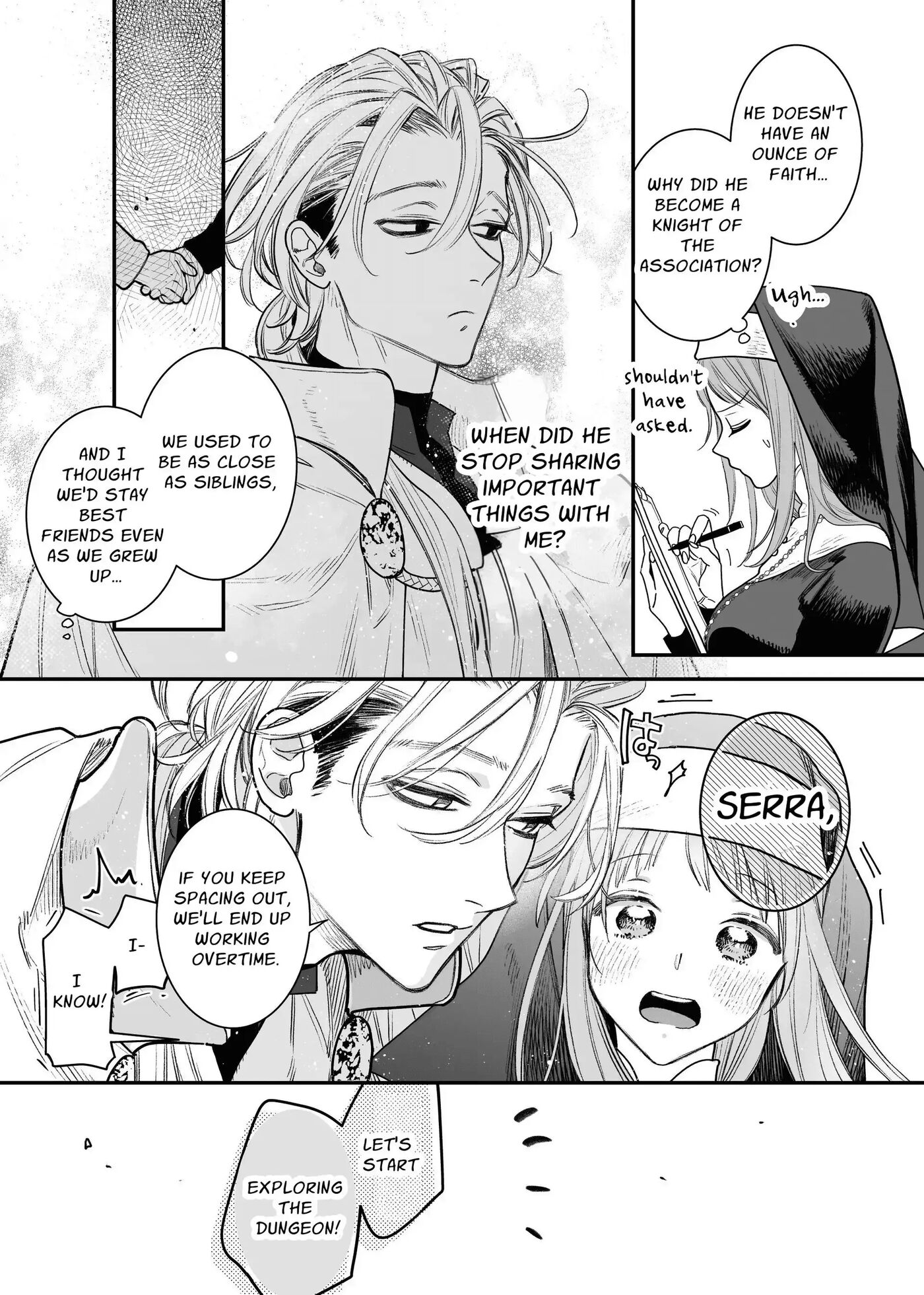 The Holy Knight Who Was Supposed To Be My Friend Confesses His Obsession For Me In A Dungeon Room 1