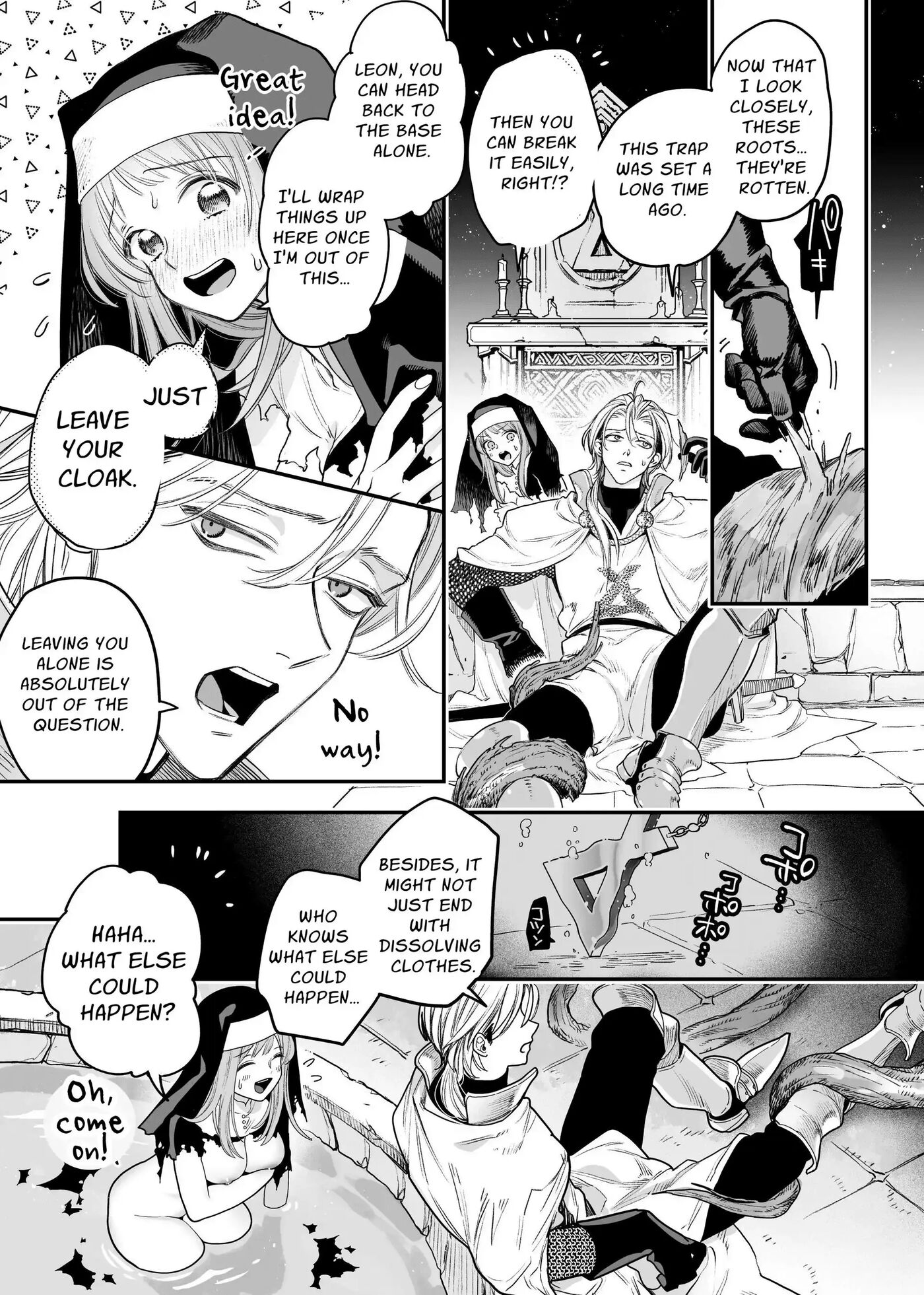 The Holy Knight Who Was Supposed To Be My Friend Confesses His Obsession For Me In A Dungeon Room 1