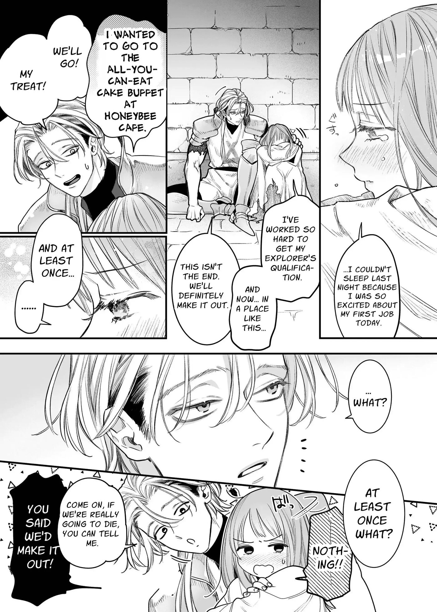 The Holy Knight Who Was Supposed To Be My Friend Confesses His Obsession For Me In A Dungeon Room 1
