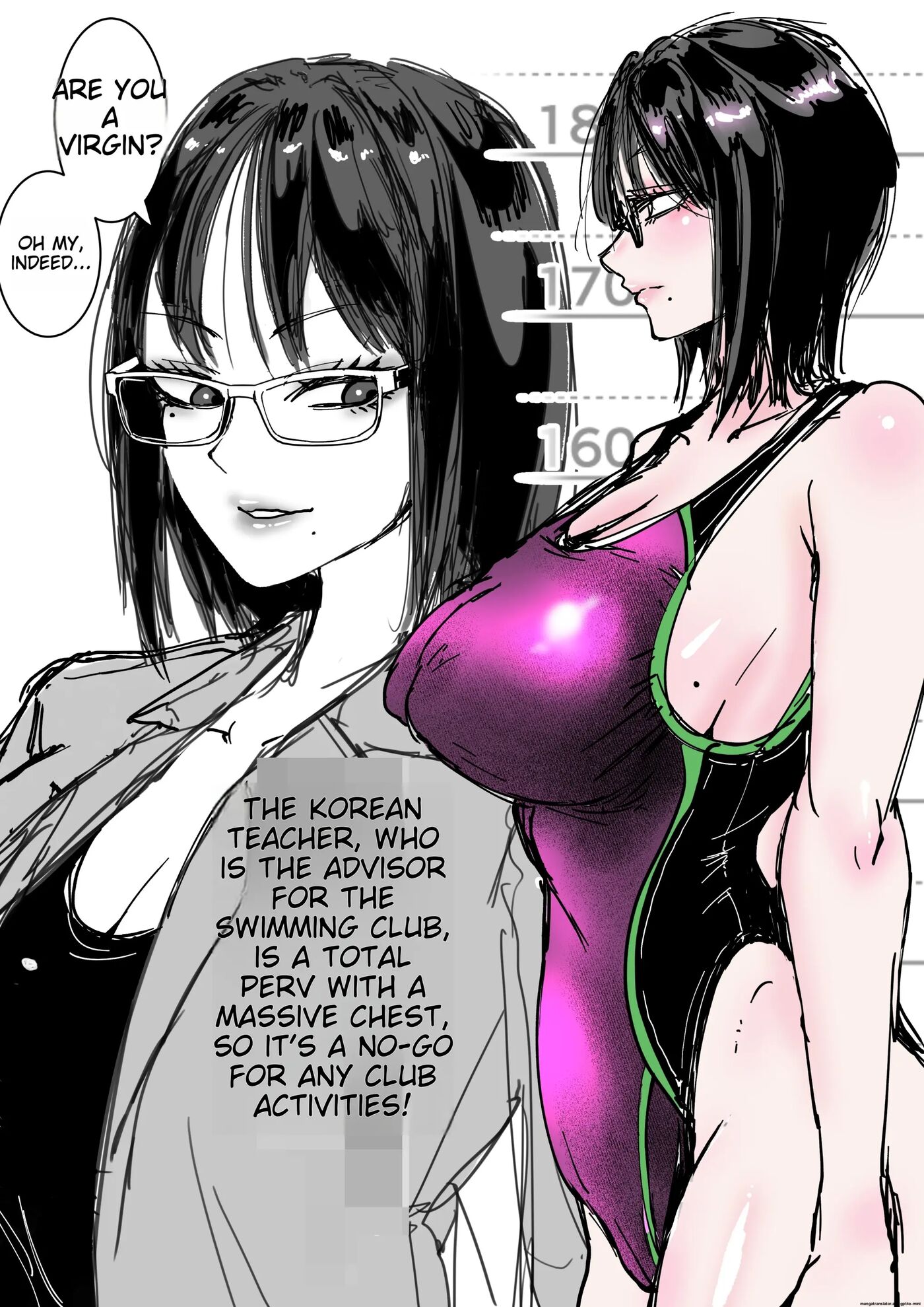 The Lascivious Female Teacher's Nest: The Pool Shower Is A Sex Room 1