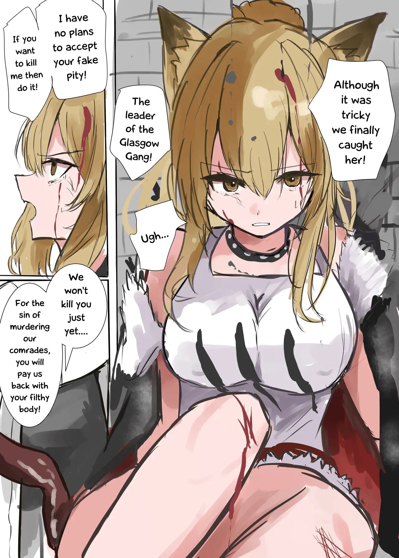 The Lion Queen's Defeat, Reduced To A Plaything For Sarkaz Tentacles 1