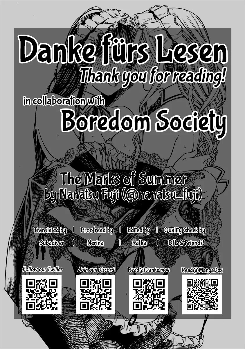 The Marks Of Summer 1