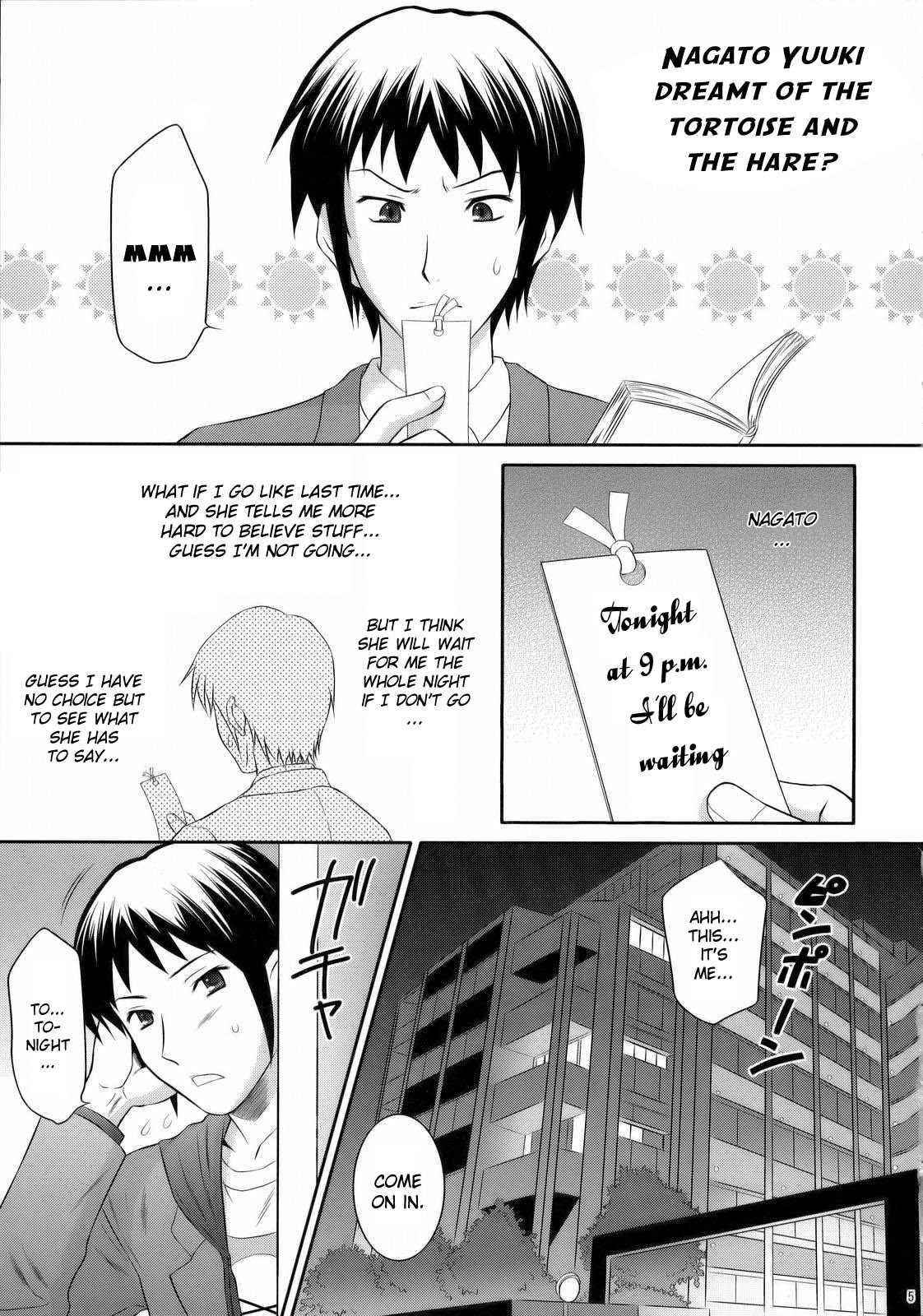 The Melancholy Of Haruhi Suzumiya Dj - Nagato Yuki Wa Usagi To Kame No Yume Wo Miru Ka? Chapter 1 Page 4