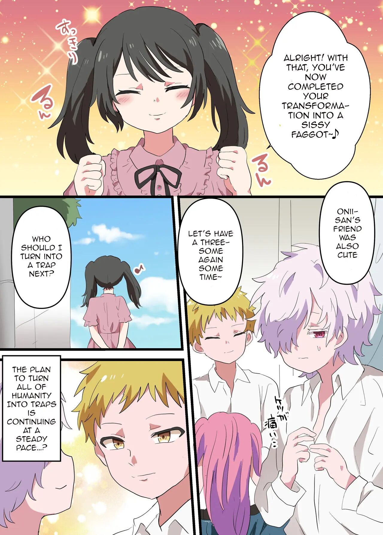 The Plan To Turn All Of Humanity Into Traps [yaoi] 1