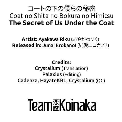 The Secret Of Us Under The Coat 3