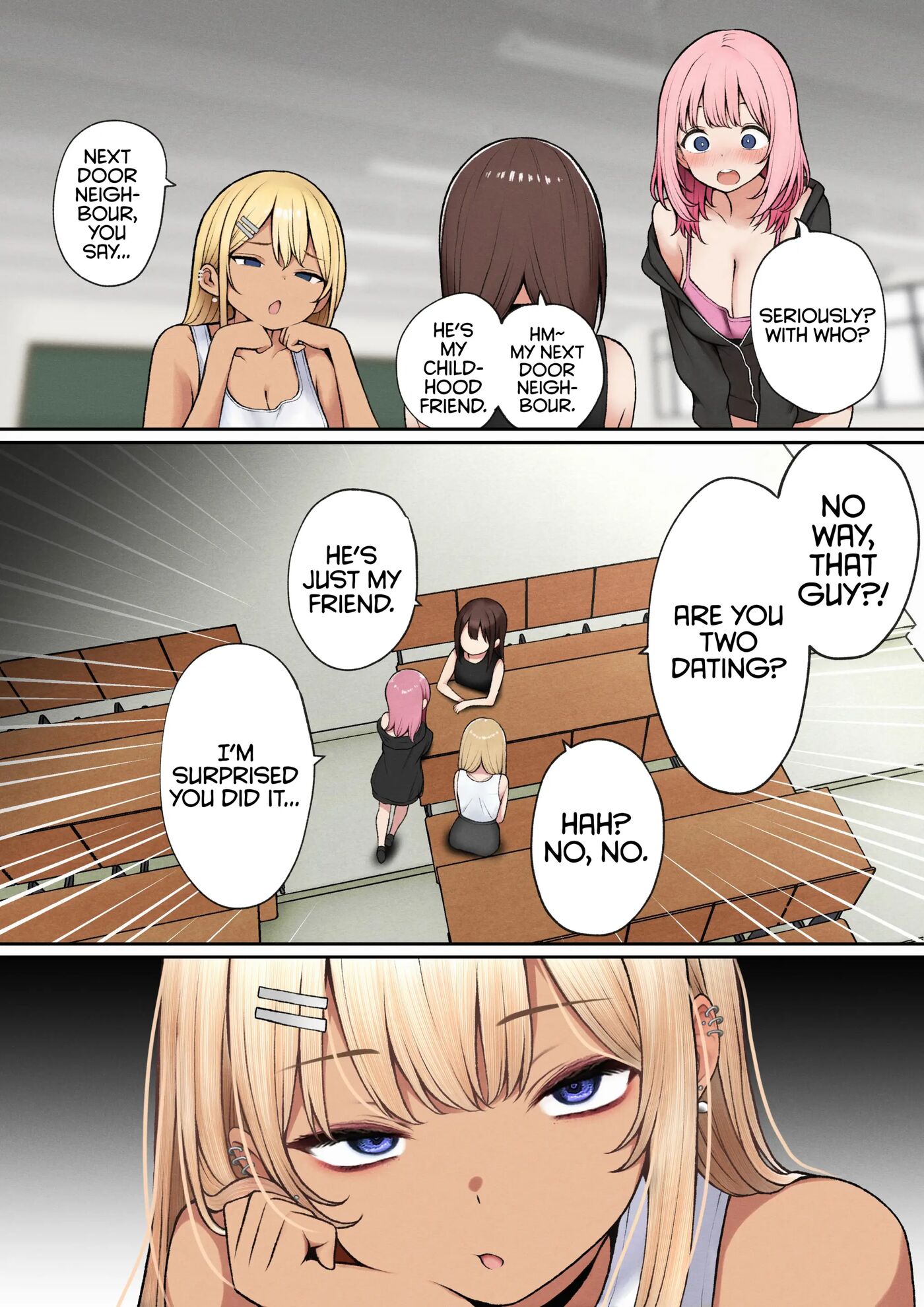 The Story Of How My Bedroom Became My Gyaru Childhood Friend's Fuck-room 1