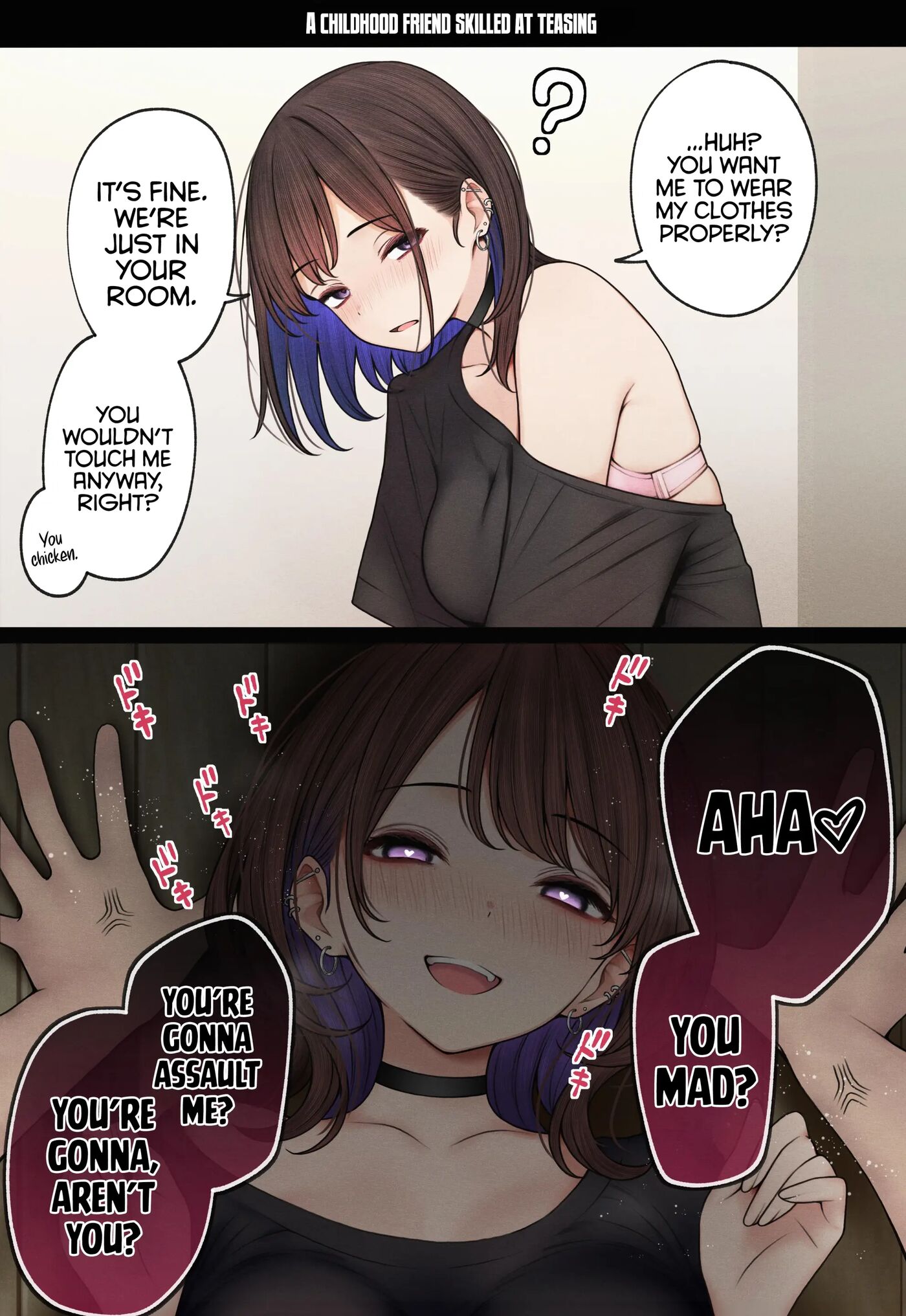 The Story Of How My Bedroom Became My Gyaru Childhood Friend's Fuck-room 1