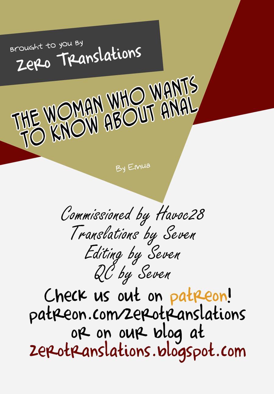 The Woman Who Wants To Know About Anal 4