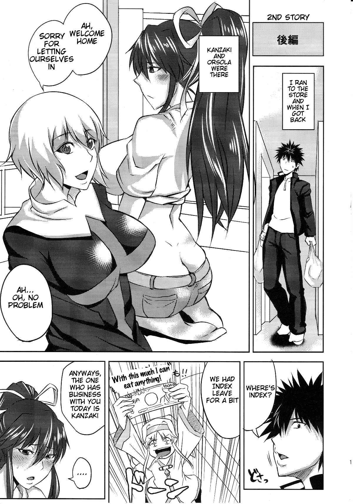 Toaru Majutsu No Index Dj - Kamijou-san To Ookina Oppai X8 1