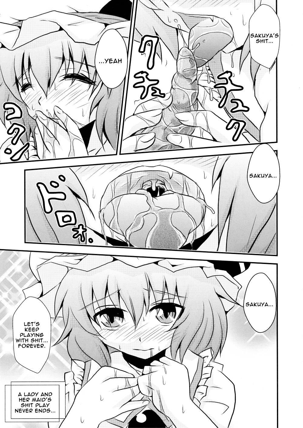 Touhou Dj - The Dickgirl Lady And Her Brown Head Maid 1