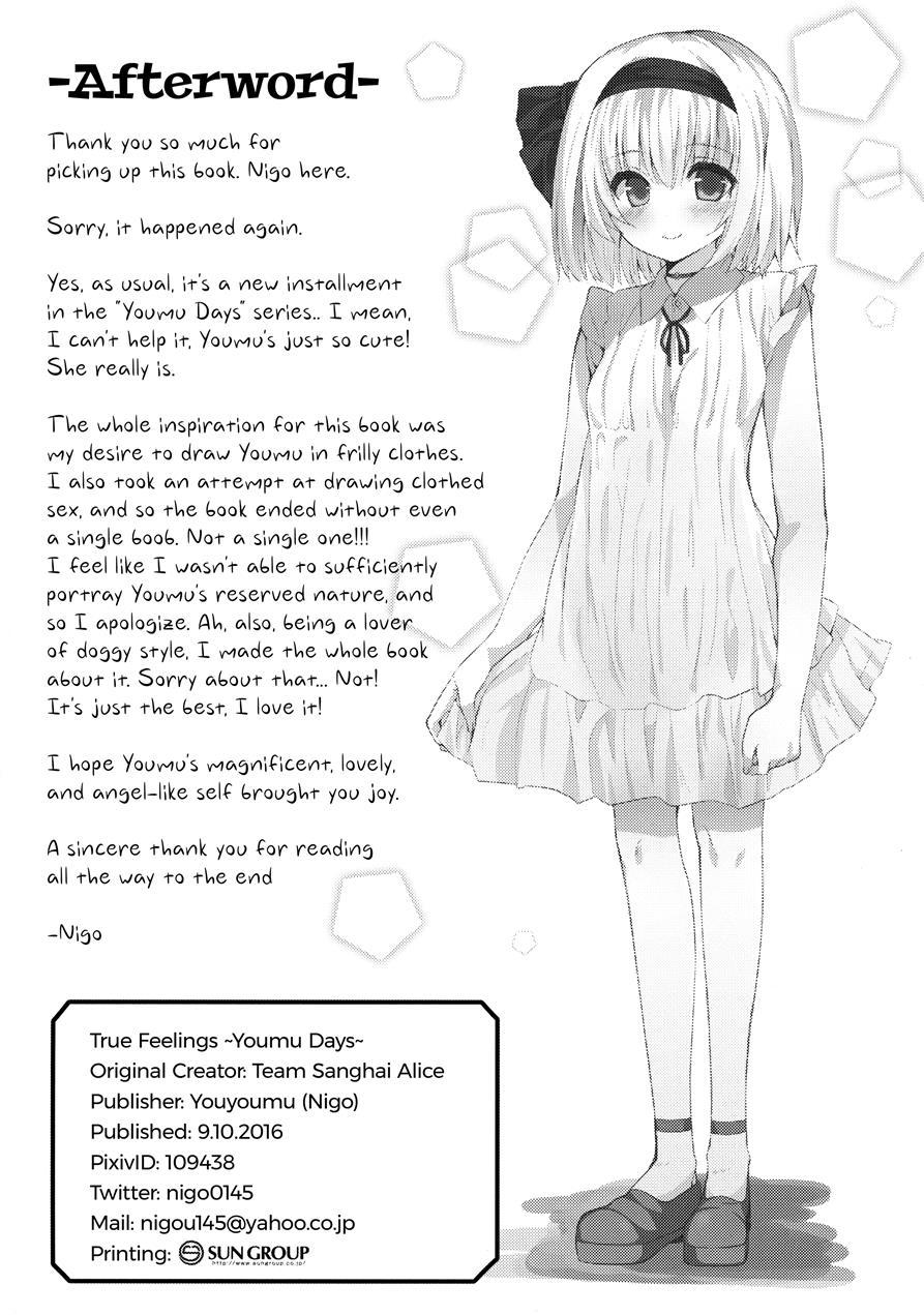 True Feelings ~youmu Days~ 1