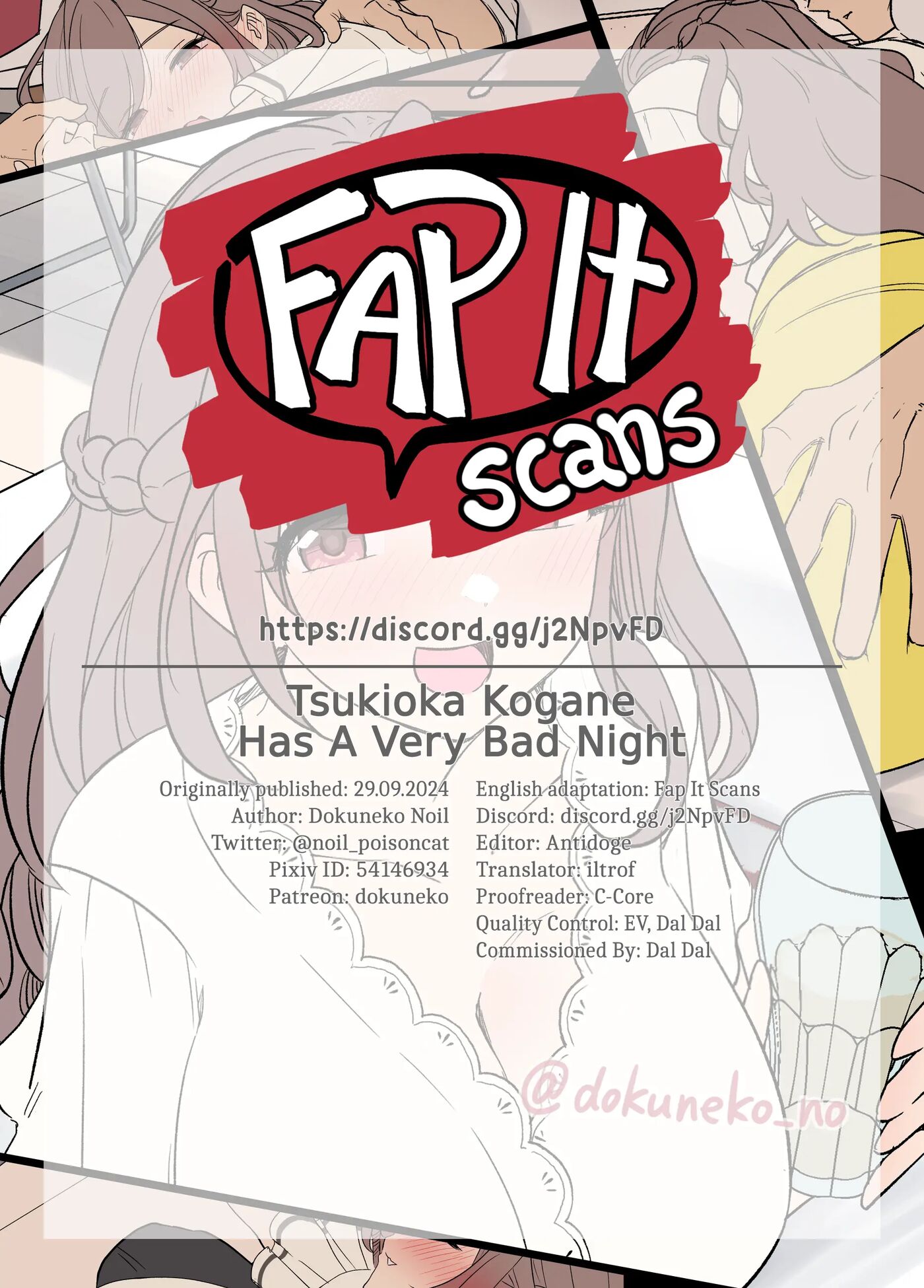 Tsukioka Kogane Has A Very Bad Night 1