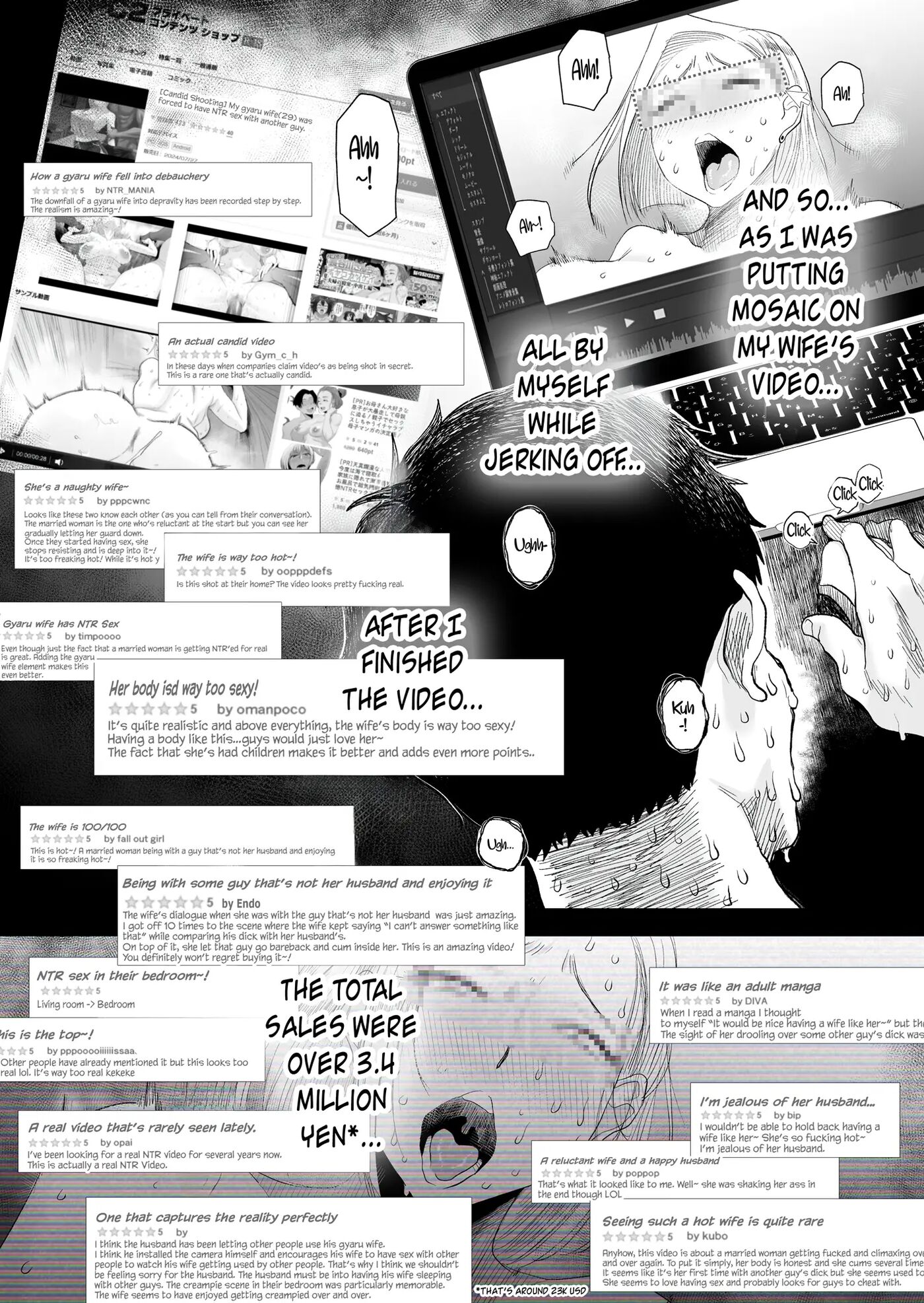 Tsuma Ni Mosaic ~aisuru Tsuma No Ntr Douga Ni Mosaic Shori Saserareru Ore~ 1