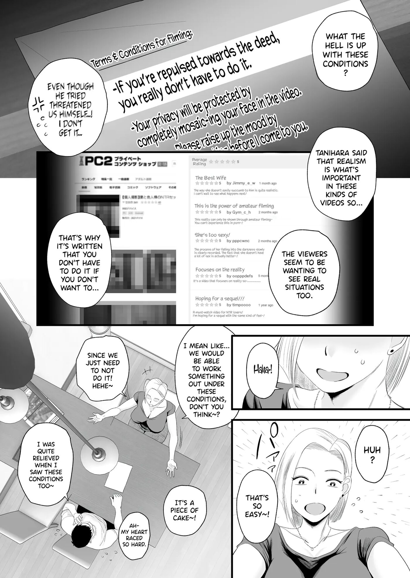 Tsuma Ni Mosaic ~aisuru Tsuma No Ntr Douga Ni Mosaic Shori Saserareru Ore~ 1