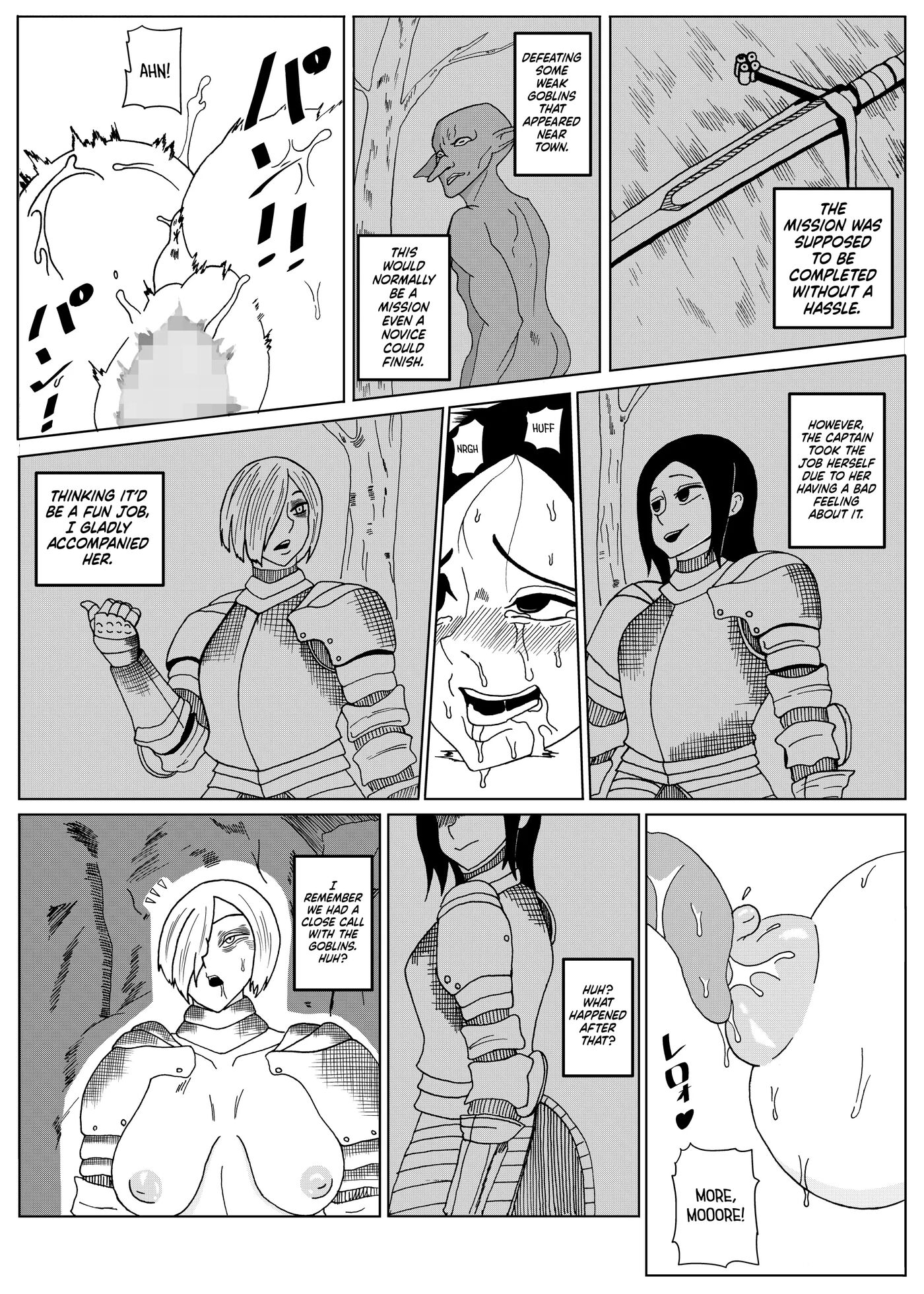 Two Female Knights Get Raped By Goblins 1