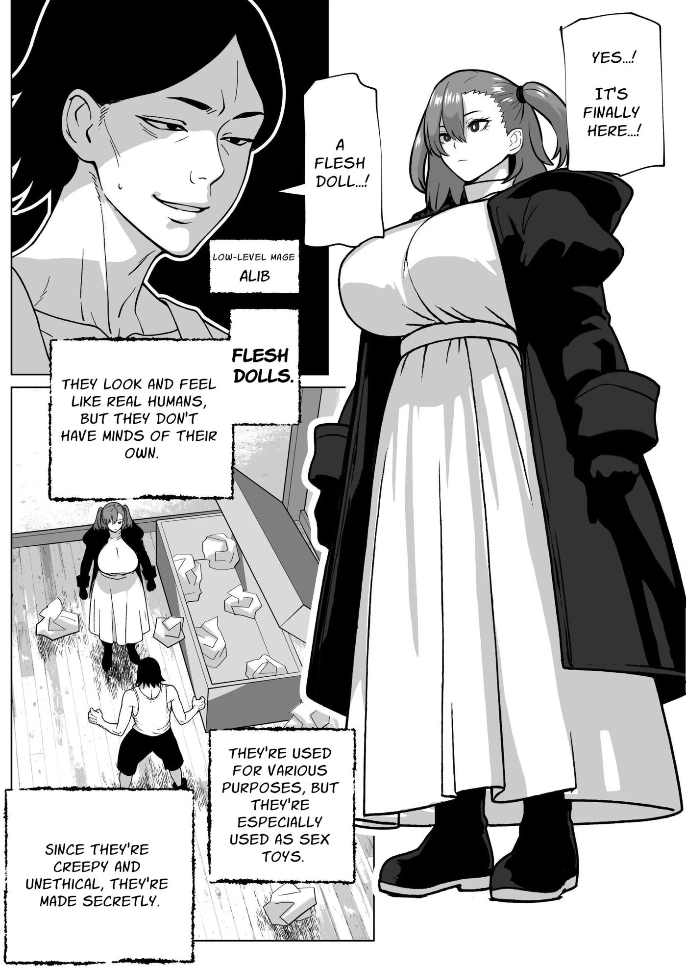 Uhhh, The Fleshdoll I Ordered Has A Dick...? Chapter 1 Page 2