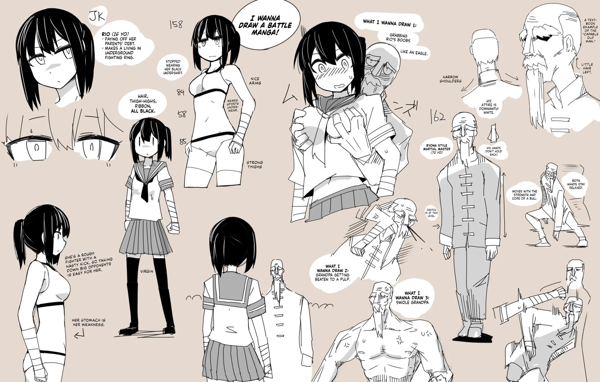 Underground Fight In A Sailor Uniform 1