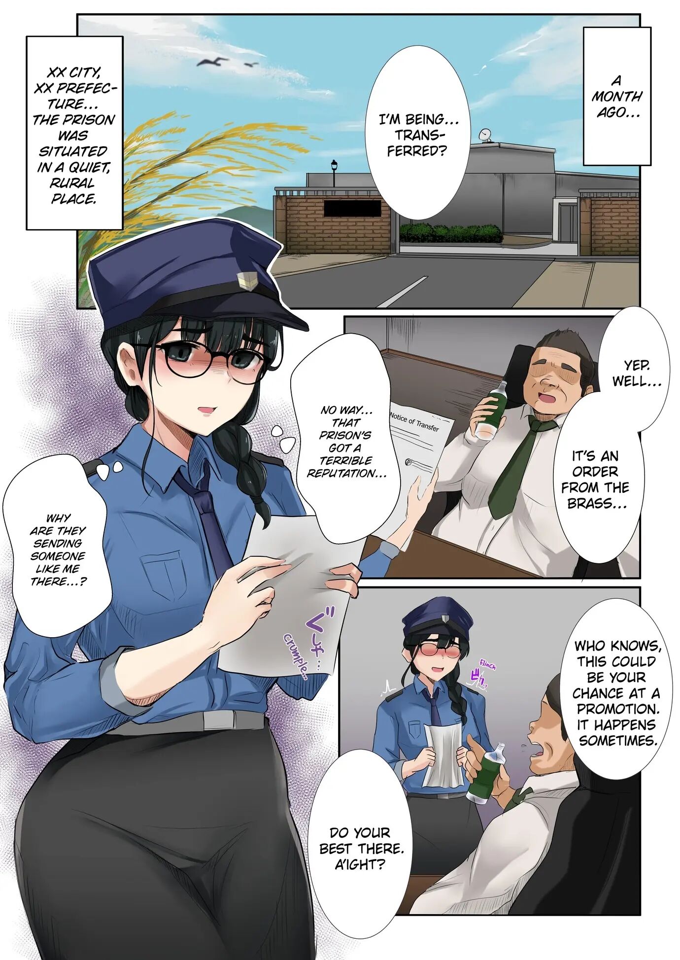 Useless Officer X Prisoner -the Tables Turned- 1