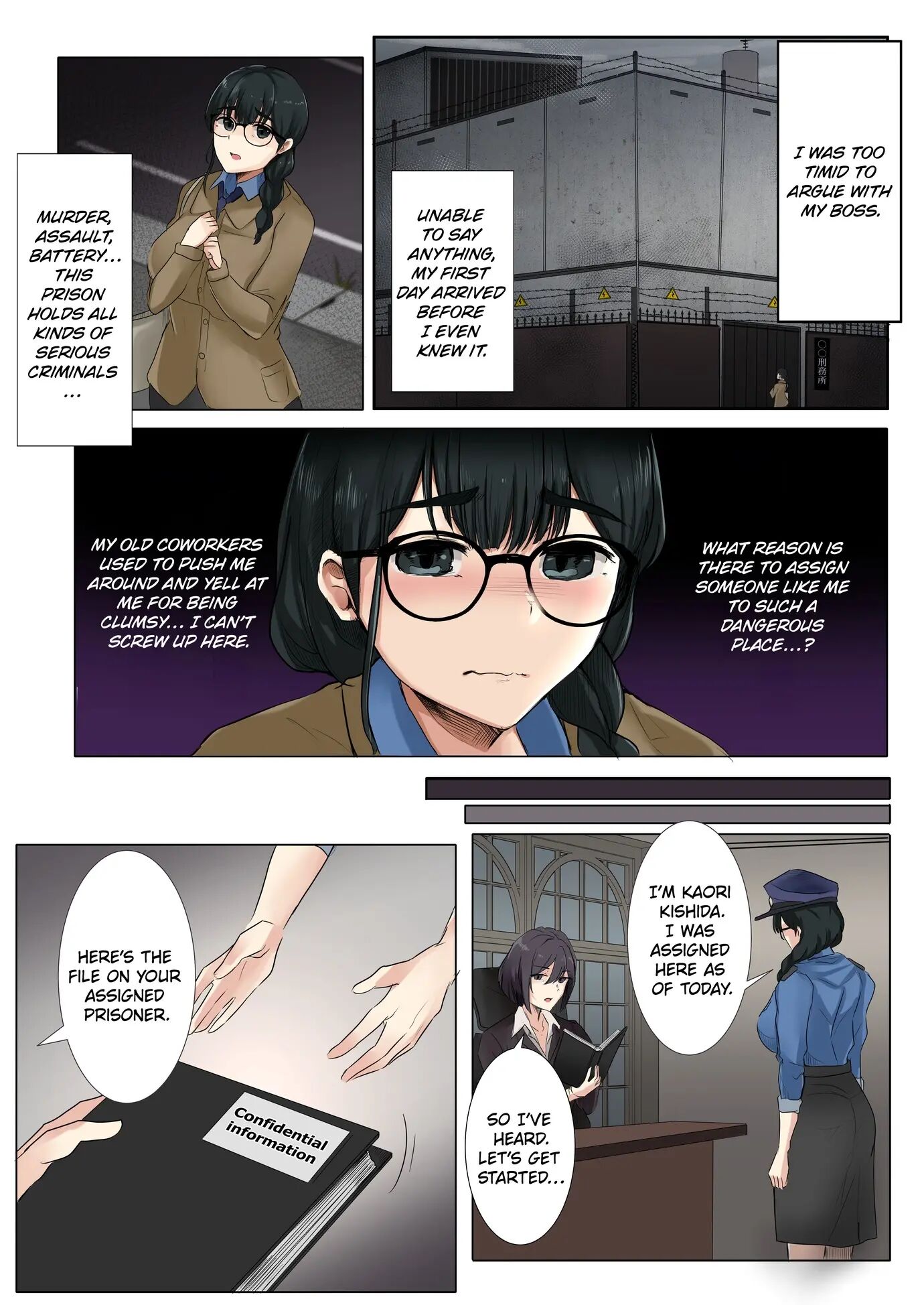 Useless Officer X Prisoner -the Tables Turned- 1