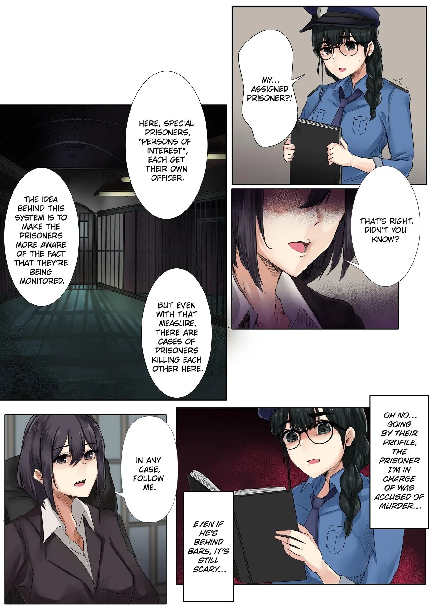 Useless Officer X Prisoner -the Tables Turned- 1