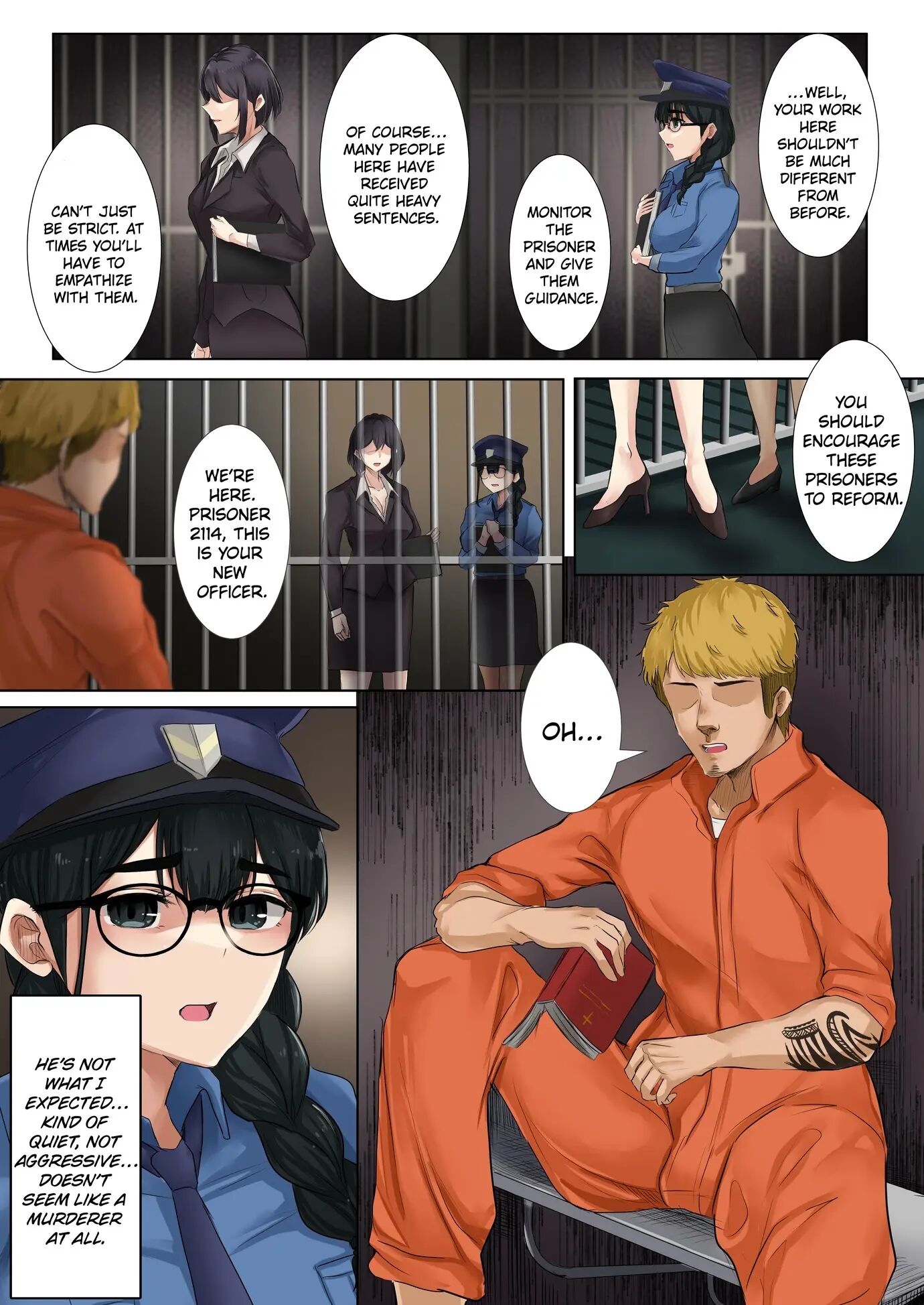Useless Officer X Prisoner -the Tables Turned- 1