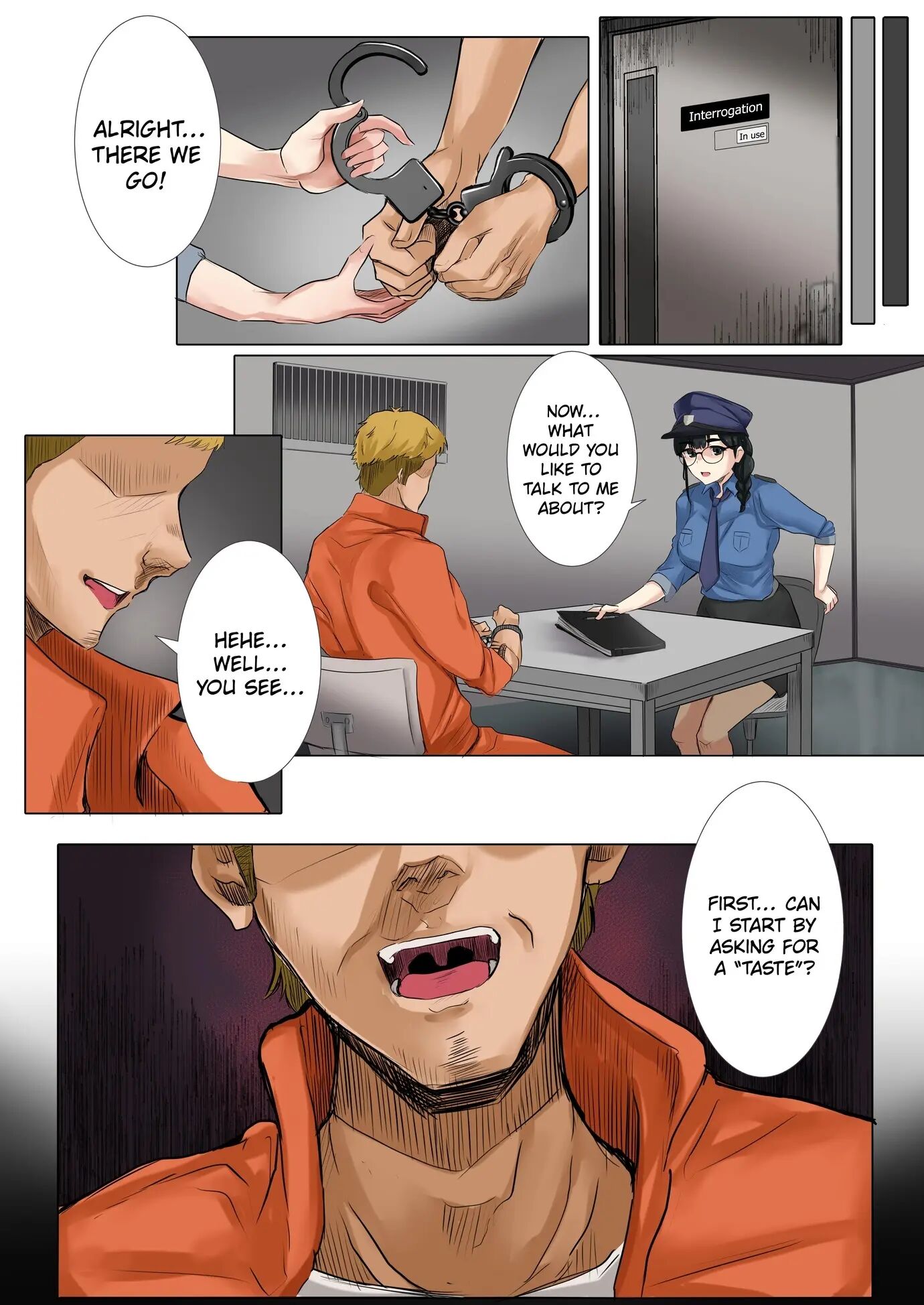 Useless Officer X Prisoner -the Tables Turned- 1