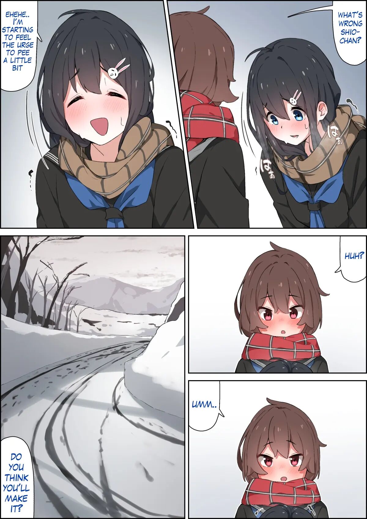 Walking Back Home In The Winter With My Childhood Friend 1