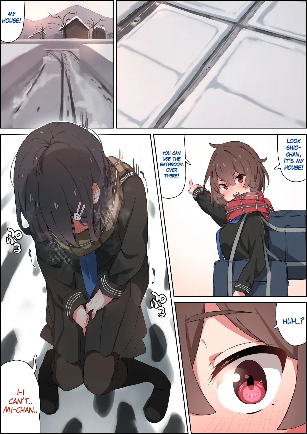 Walking Back Home In The Winter With My Childhood Friend 1