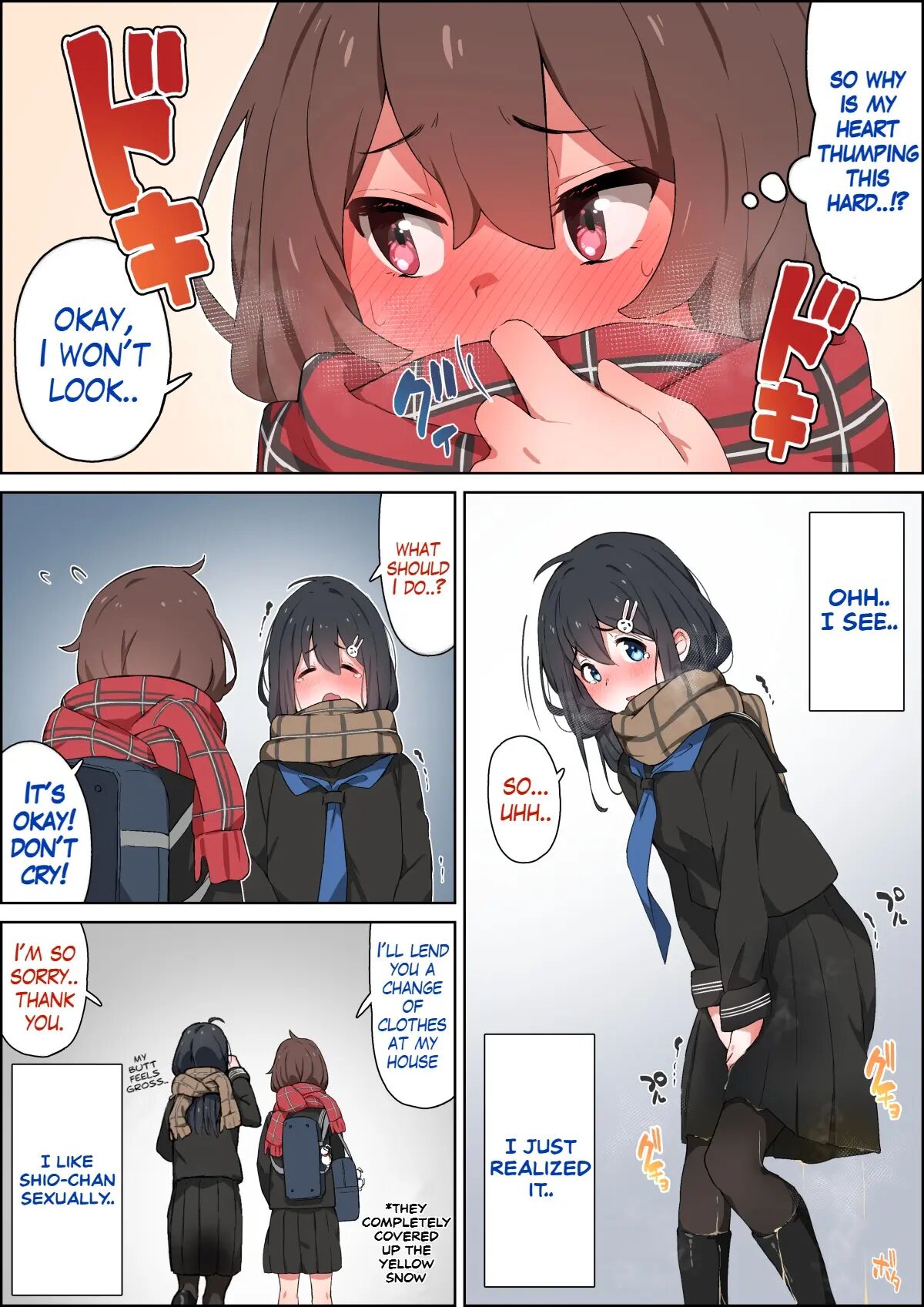 Walking Back Home In The Winter With My Childhood Friend 1