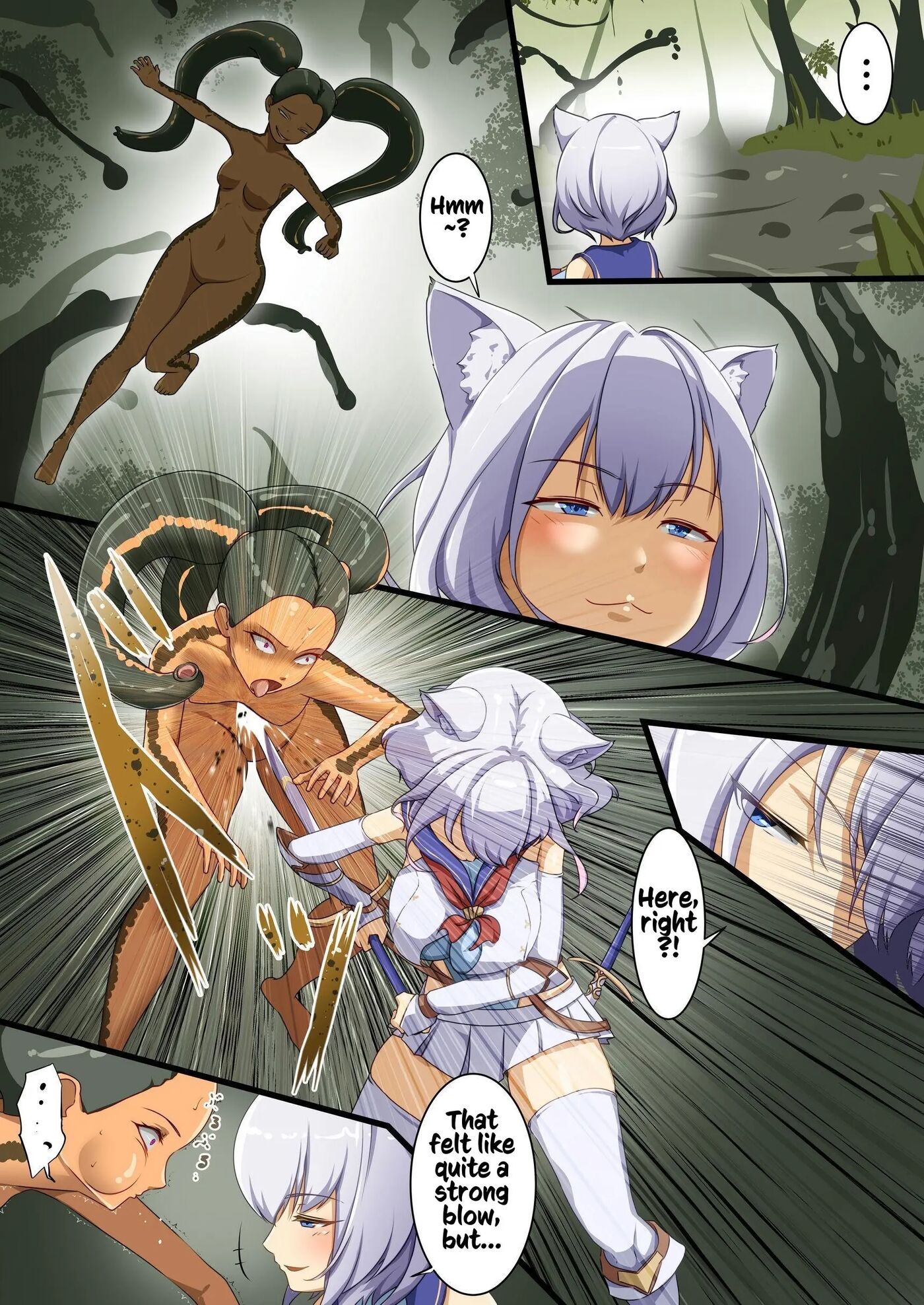 White Wolf Swordswoman's Erotic Adventure 1