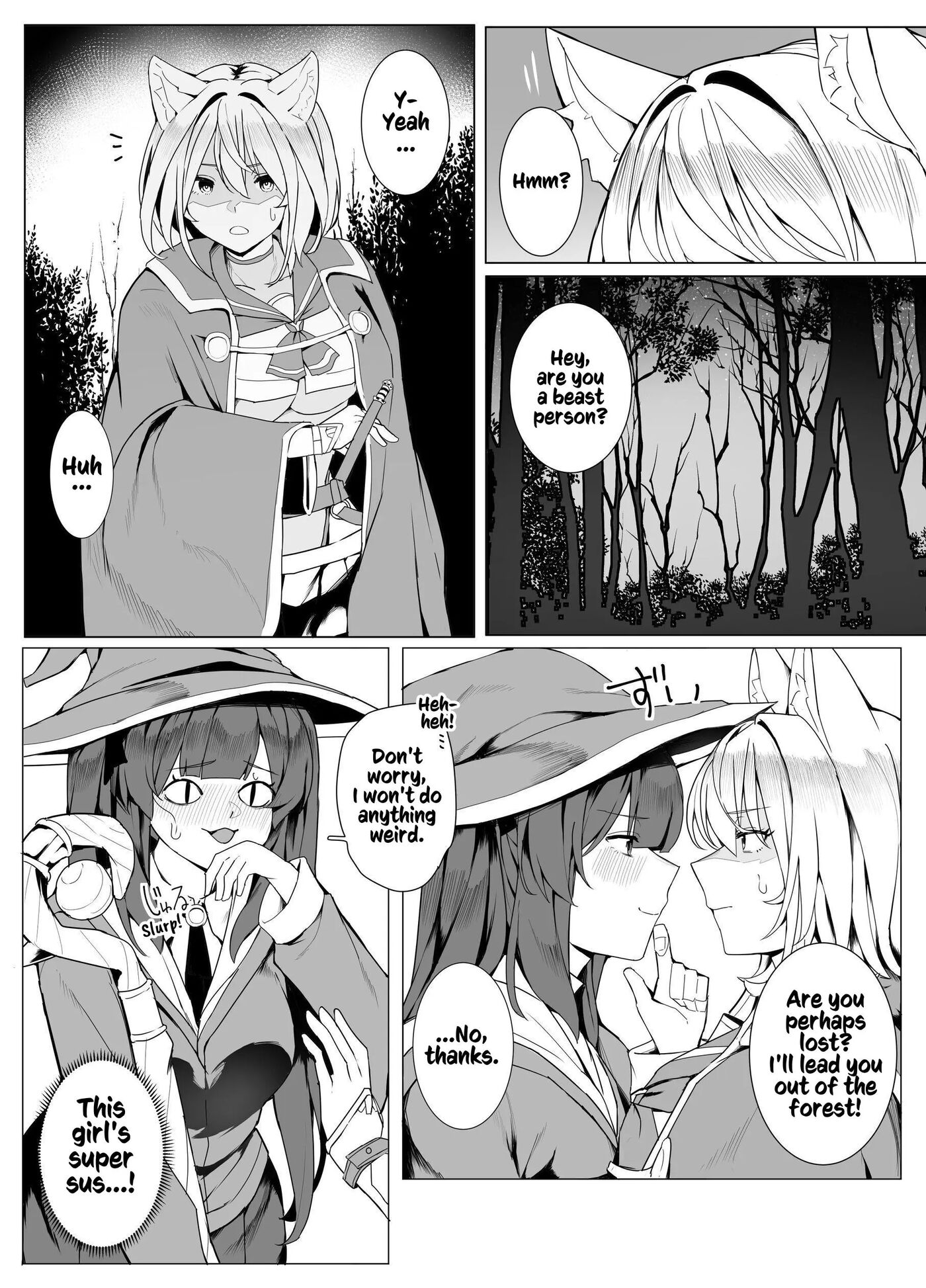 White Wolf Swordswoman's Erotic Adventure 1