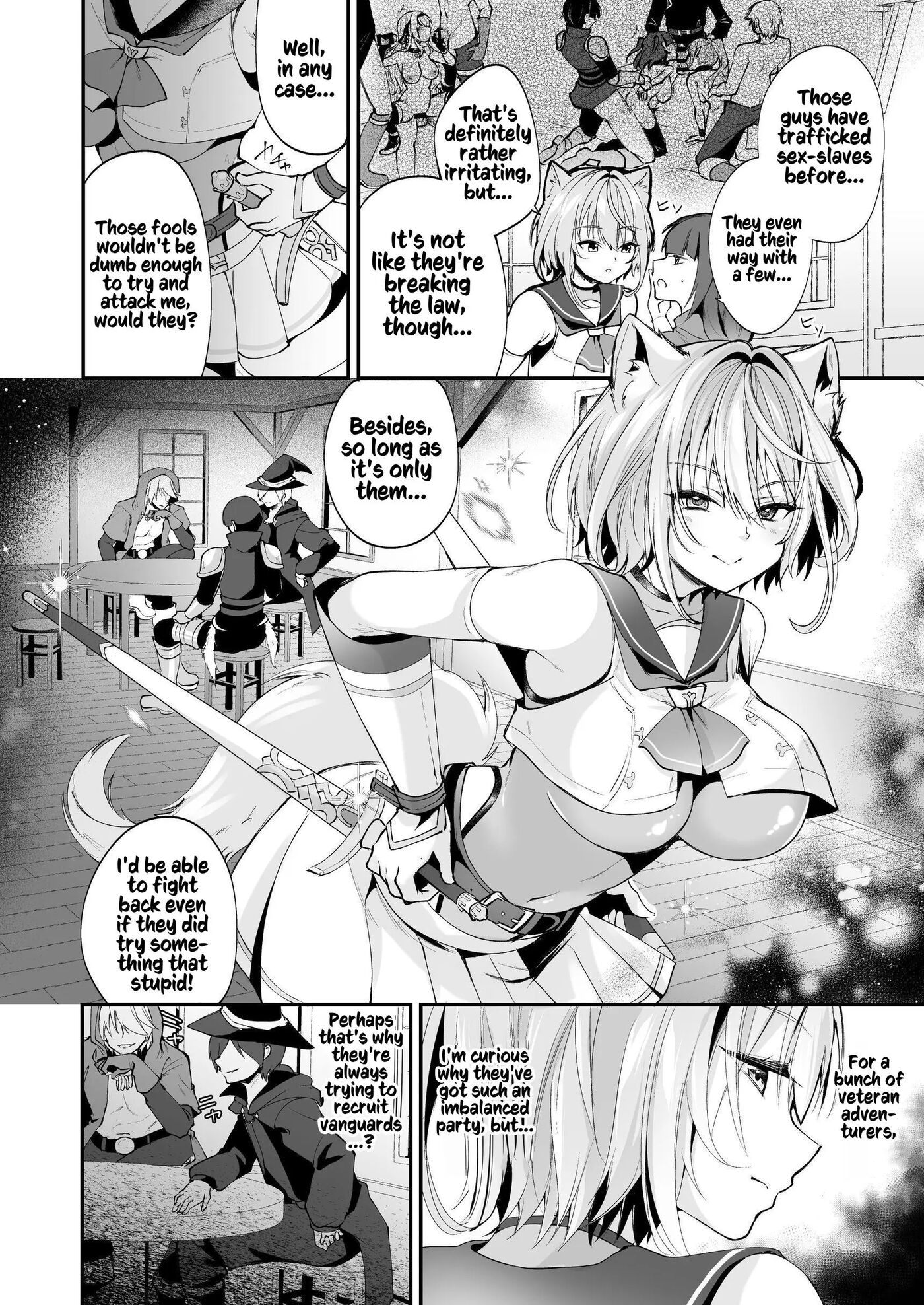 White Wolf Swordswoman's Erotic Adventure 1