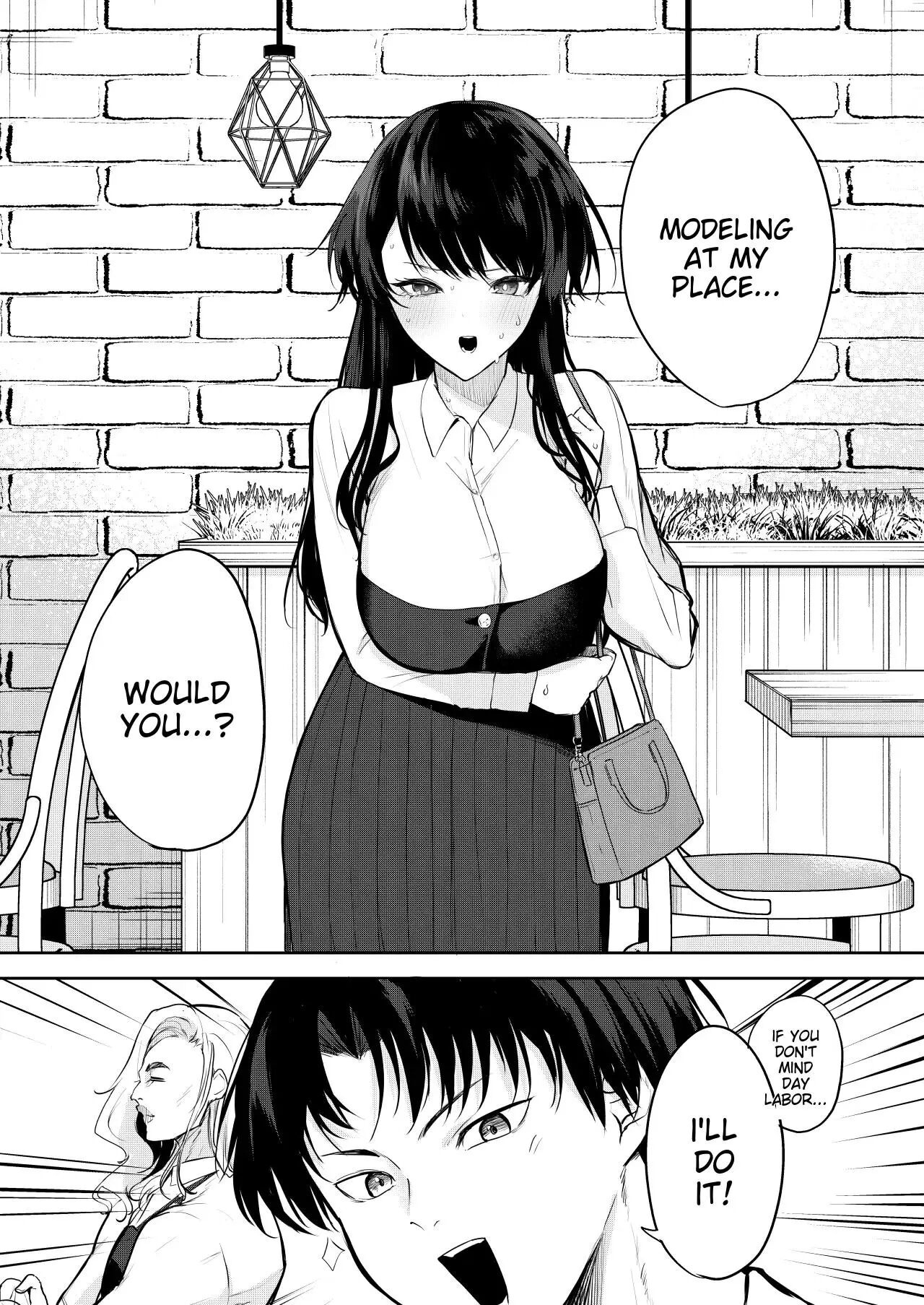 Would You Like To Be An Erotic Manga Model? Chapter 1 Page 8