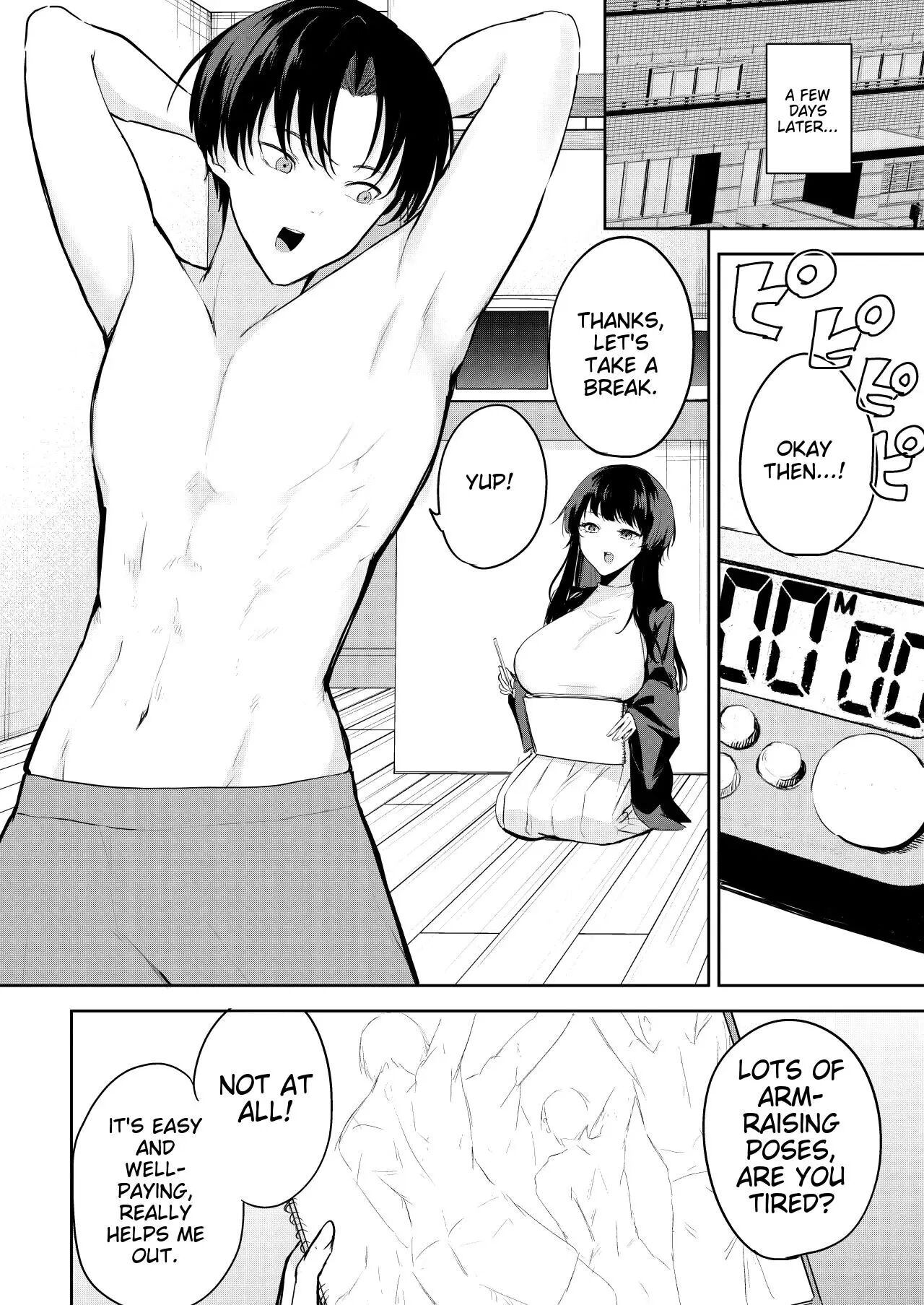 Would You Like To Be An Erotic Manga Model? Chapter 1 Page 9