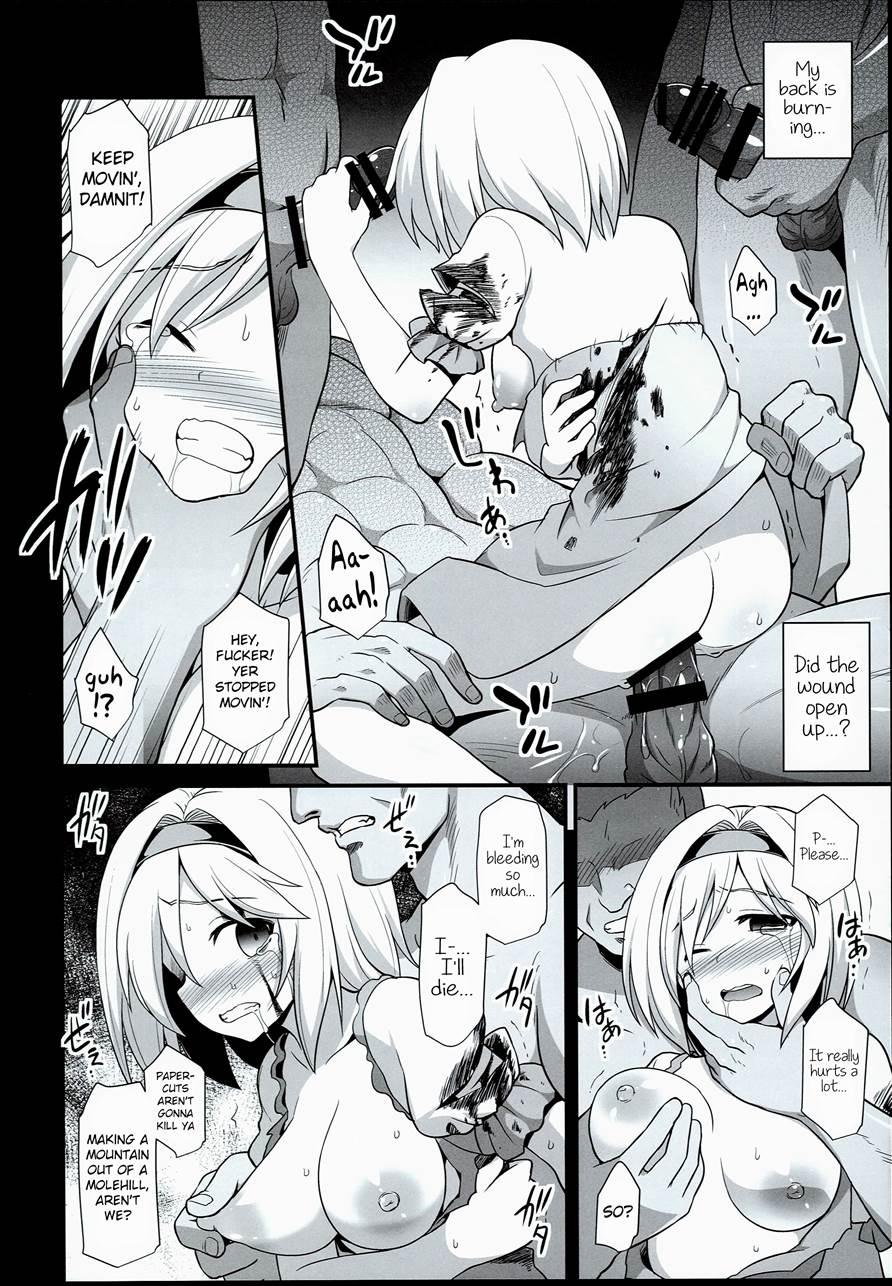 Wounded Djeeta's Degrading Rape Coercion 1
