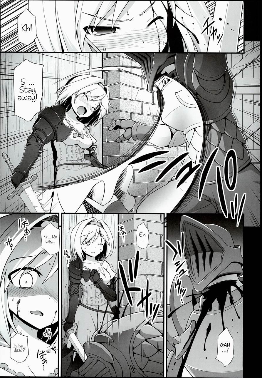 Wounded Djeeta's Degrading Rape Coercion 1