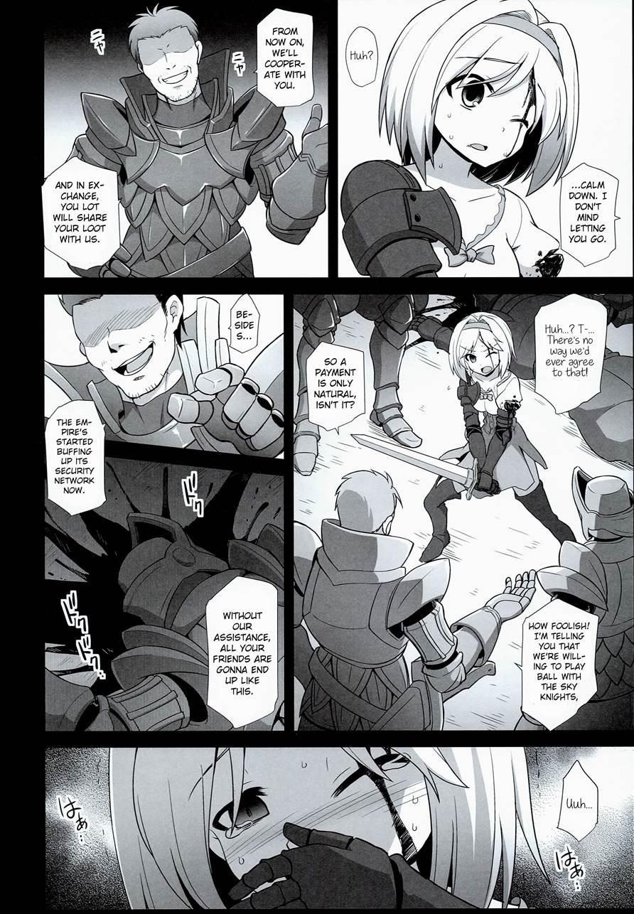 Wounded Djeeta's Degrading Rape Coercion 1