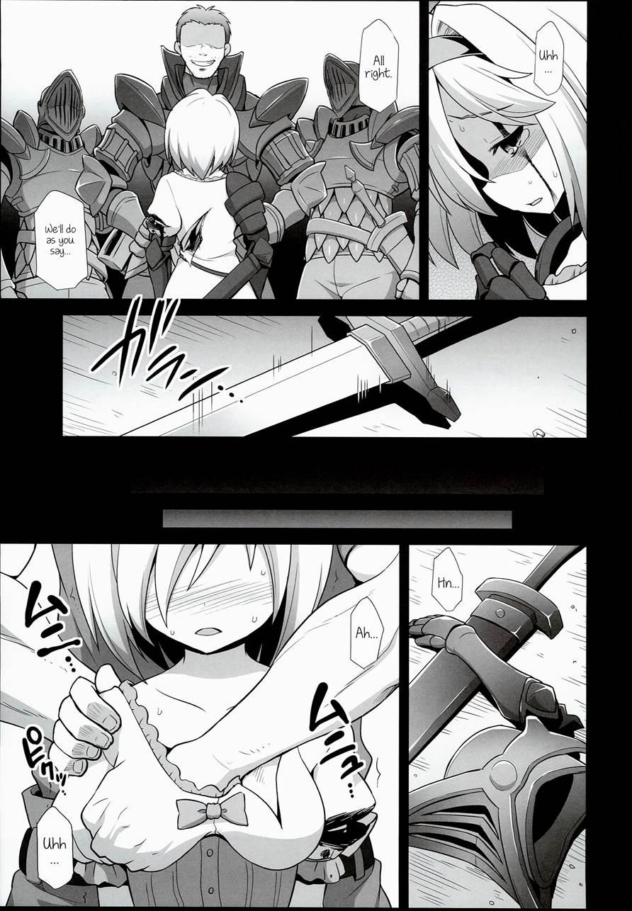 Wounded Djeeta's Degrading Rape Coercion 1