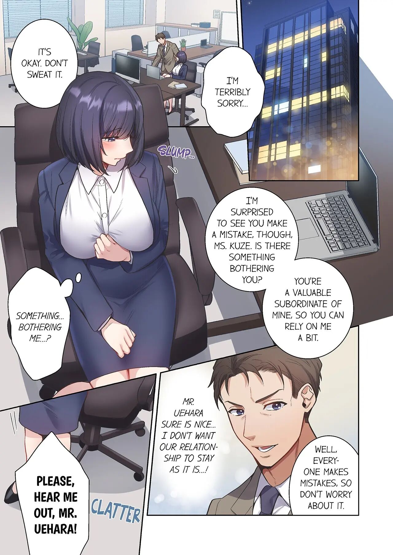 You Always Wanted Mine? One Month Of Constant Climax From My Perverted Boss's Dirty Talk Chapter 1 Page 2